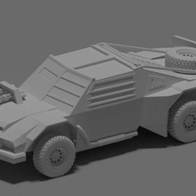 ford mustang death race inferno game car pickup movies truck 3d print model - Mito3D