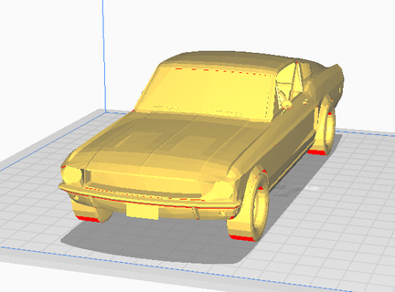 Ford Mustang Fastback 1968 Autos verwenden 2023 3d print model - Mito3D