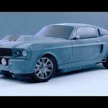 Ford Mustang gt500 1967 rc Wagen 3d print model - Mito3D