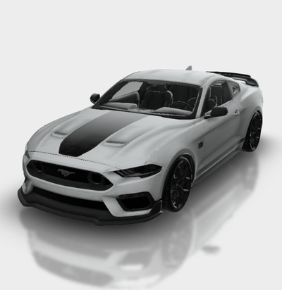 ford mustang mach 1 2023 home automobile car vehicle rally race sports derby supercar gt 3d print model - Mito3D