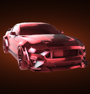 ford mustang rtr ford mustang rtr 2020 ford mustang rtr ford mustang automobile car vehicle rally car race car sports car derby turbo top speed  3d print model - Mito3D
