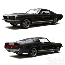 ford mustang shelby gt500 eleanor auto 3d print model - Mito3D
