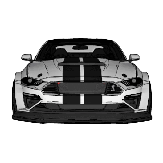 Ford mustang Shelby gt gt350r ayarlanmış araba özelleştirilmiş otomobil araç ralli yarış Spor Dalları derbi turbo üst hız suv asfalt gta internet üzerinden 3d print model - Mito3D