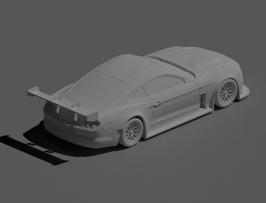 ford mustang tc touring straße 2024 solide tourismus 3d print model - Mito3D