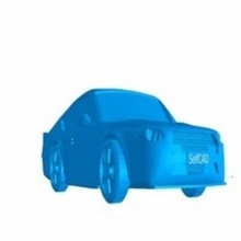 ford mustang gadget Modelagem em 3d Impressos carros de carro 3d print model - Mito3D