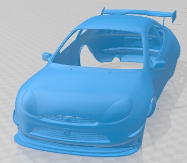 Ford puma 1999 ayarlanmış yazdırılabilir vücut araba oyun yuva ölçülü Tamiya rc miniz hobi mikro 3D print model - Mito3D