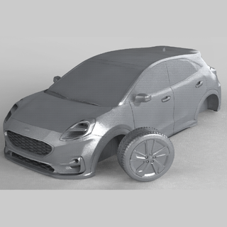 ford puma 2020 car truck print printable 3d model euro simulat audi bmw scania body man rc 3d print model - Mito3D