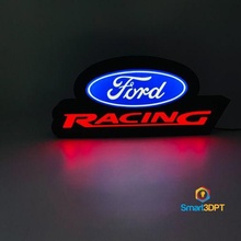 ford racing logo 3d print model - Mito3D