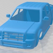 vado guardabosque doble taxi 2003 imprimible cuerpo coche vehiculo 3d print model - Mito3D