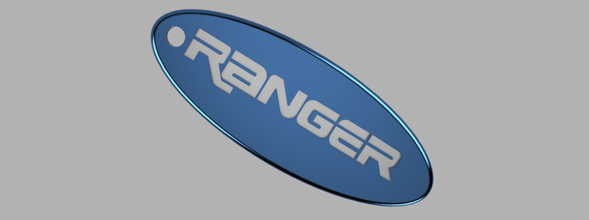 ford ranger keychain free chainsaw toolbox 3d print model - Mito3D