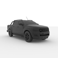 ford ranger wildtrak 2015-2020 3d print double cab car pick up 2016 stl model impression transport miniature american fast de voiture printable race gran turismo videogame body hobby need for speed gta vehicles collection sci-fi horsepower 1/10 big hot wheels truck 3d print model - Mito3D