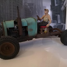 ford ratrod chassis+body+engine+wheels 1 10 rc various rc4wd axial oldtruck gang 93 car remot control scale crawler model t 3d print model - Mito3D