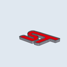 guado st logo 3d print model - Mito3D