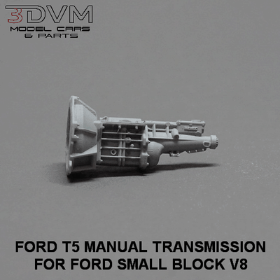vado t5 manual transmisión in 1 24 escala pequeña bloquear v8 trans windsor cleveland 3d print model - Mito3D