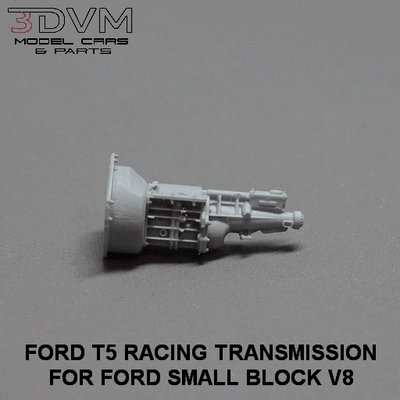 ford t5 racing transmission in 1 24 scale small block v8 trans manual windsor cleveland competition 3d print model - Mito3D