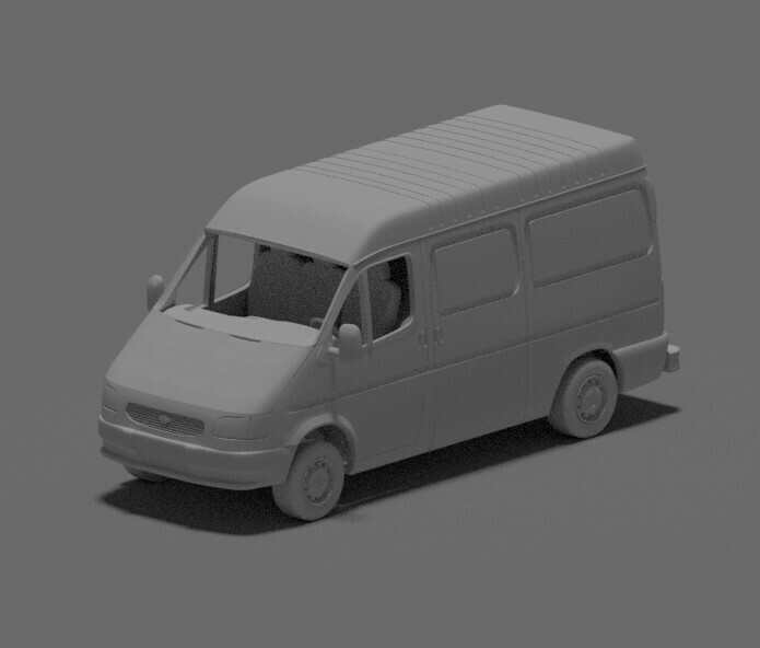 ford transit 3D print model - Mito3D