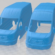 Ford Transit van l3h3 Trend 2021 druckbar 3d print model - Mito3D