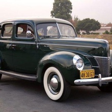 ford v8 de luxo sedan 1940 jogo 1939 1941 carro americano limousine wargame ww2 veículos 3d print model - Mito3D