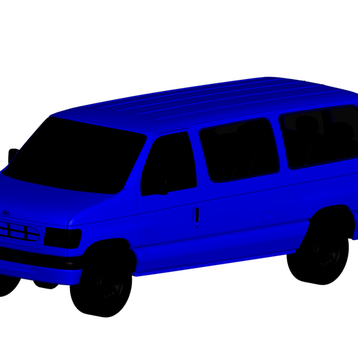 Ford kamyonet 1998 3D print model - Mito3D