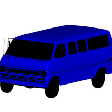 ford wagon 1971 3d print model - Mito3D