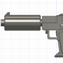 fordo commando pistola clone wars sw 3d print model - Mito3D