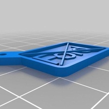 Furten Dumm Schmuck angepasst Schlüsselanhänger 3d print model - Mito3D