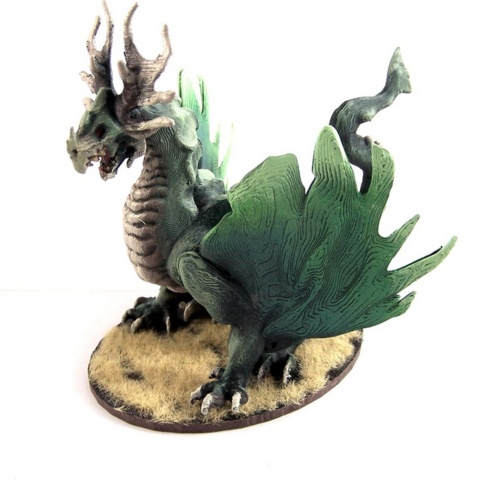 forest dragon game 3D print model - Mito3D