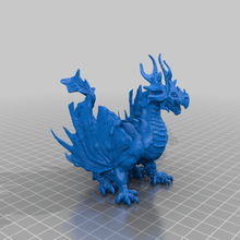 forest dragon fantasy miniature monster nature resin 3d_printing 3d print model - Mito3D