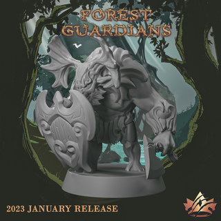 foresta custode 01v02 dnd creatura wargaming tavolo 40000 gioco guerra fantasia 3d print model - Mito3D