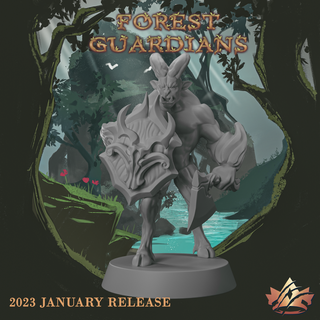foresta custode 02v02 dnd creatura wargaming tavolo 40000 gioco guerra fantasia 3d print model - Mito3D