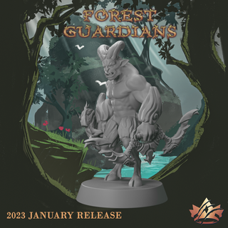 foresta custode 02v03 dnd creatura wargaming tavolo 40000 gioco guerra fantasia 3d print model - Mito3D