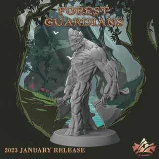 forest guardian 03v03 dnd creature wargaming tabletop 40000 wargame fantasy 3d print model - Mito3D