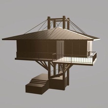 forest house 3d print model - Mito3D