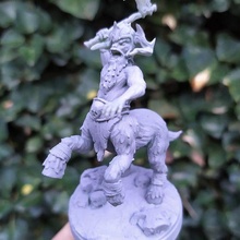 forest keeper centaur 2 poses supported game miniature d&d dnd dungeons dragons monster resin tabletop rpg fantasy pathfinder guard protector 3d print model - Mito3D