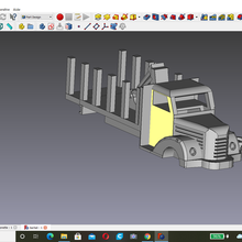 forestry truck ho 1 87 3d print model - Mito3D