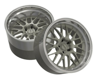 forgeline gx3 pro touring billet restomod wheel rim tire 1 25 24 18 16 12 10 3d print model - Mito3D