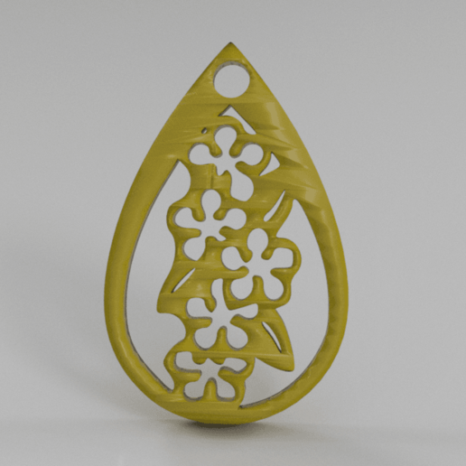 ne-m'oubliez-pas de boucles d'oreilles bijoux boucle d'oreille idealab la paix nature naturel ne m'oubliez pas forget-me-nots fleurs fleur l'église croyance des pendentifs pendentif 3D print model - Mito3D