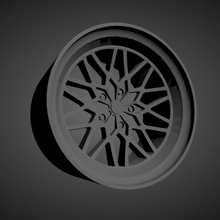 forgiato nido scalable printable rims cars low poly hot wheels 1/18 1/24 1/25 1/32 1/43 3d print model - Mito3D