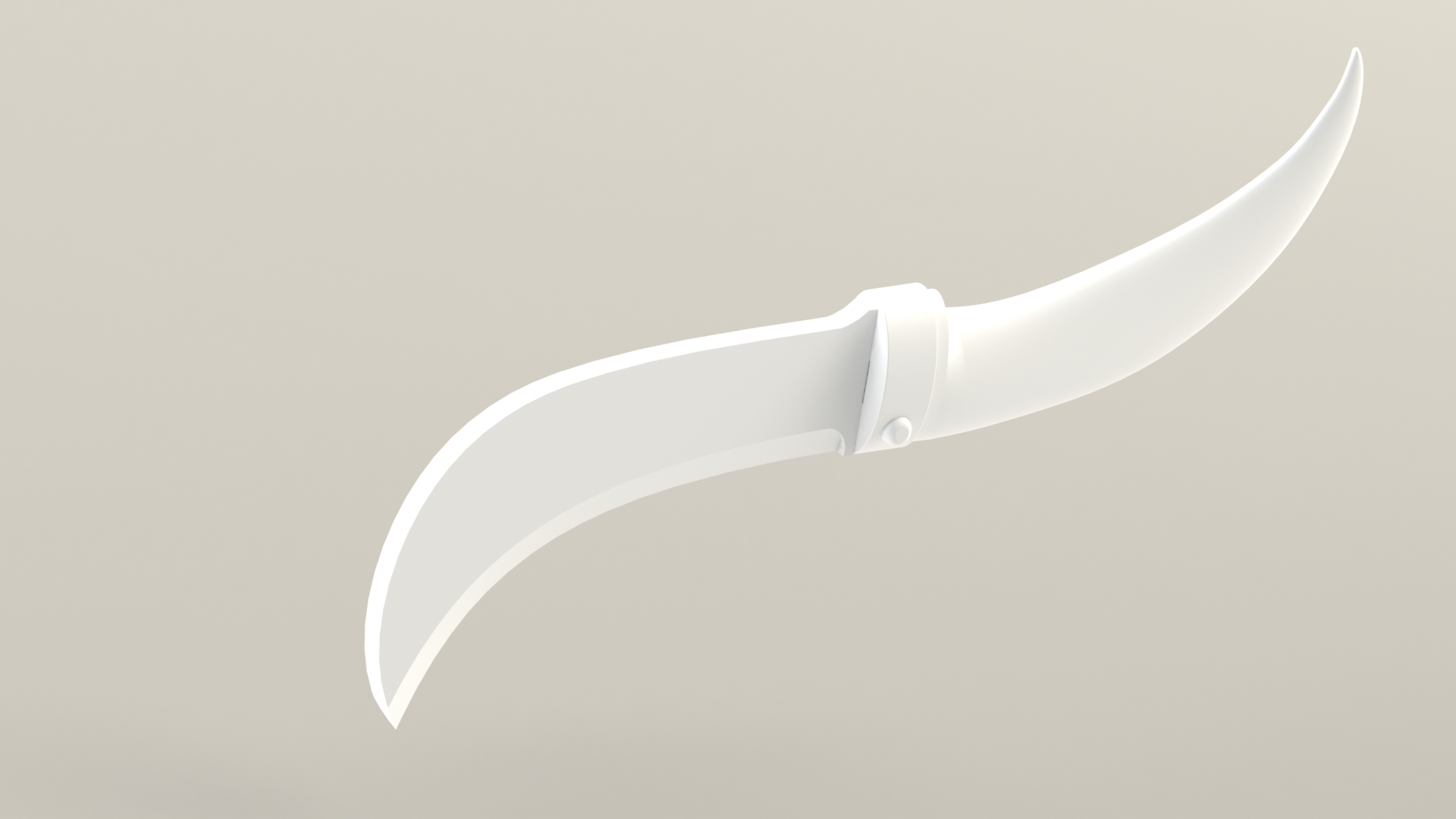 dimenticato valoroso coltello video Giochi gioco sommossa 3D print model - Mito3D