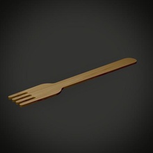 fork home kitchen food useful printable simple 3d print model - Mito3D