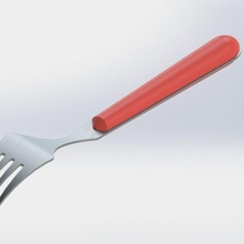 fork 3d print model - Mito3D