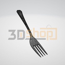 fork - 3d scan  fork fork kitchen cutlery cutlery dining cutlery