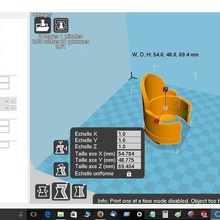 garfo protetor nmax vários scooter protegida 3d print model - Mito3D
