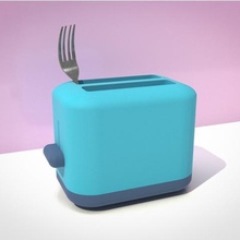 fork toaster cutlery holder home 3d print model - Mito3D