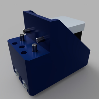 carrello elevatore 2020 3d stampante fusione 360 ipercubo Evoluzione parti 3d print model - Mito3D