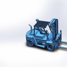 forklift cat mimarlık automotriz 3d print model - Mito3D