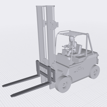 forklift linde e80 logistics 3d print model - Mito3D