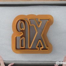 form mektuplar xb zencefilli kurabiye ev İsa yumurta tatil Paskalya kek kesici pişirme 3d print model - Mito3D