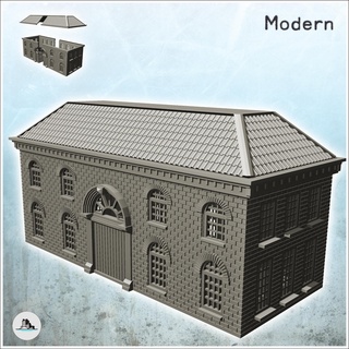 former house detention assen netherland - world war two second wwii western campaign usa uk germany building architecture tabletop miniatures scenery wargame game terrain accessories ww2 flames battle allies axis action bulge normandy market garden 3d print model - Mito3D