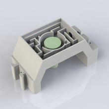 formicarium - single mushroom watering maze style pets 3d print model - Mito3D